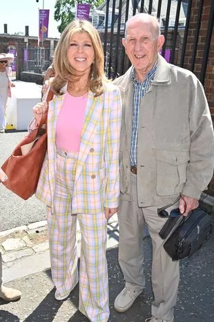 Kate Garraway with her dad Gordon Garraway