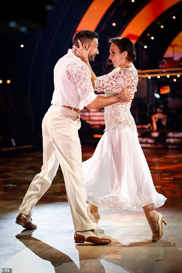 4tThe Strictly partners showing off their moves on the dancefloor during the series