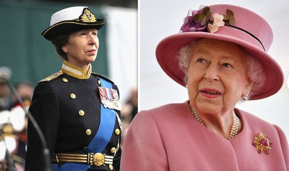 Princess Anne and Queen