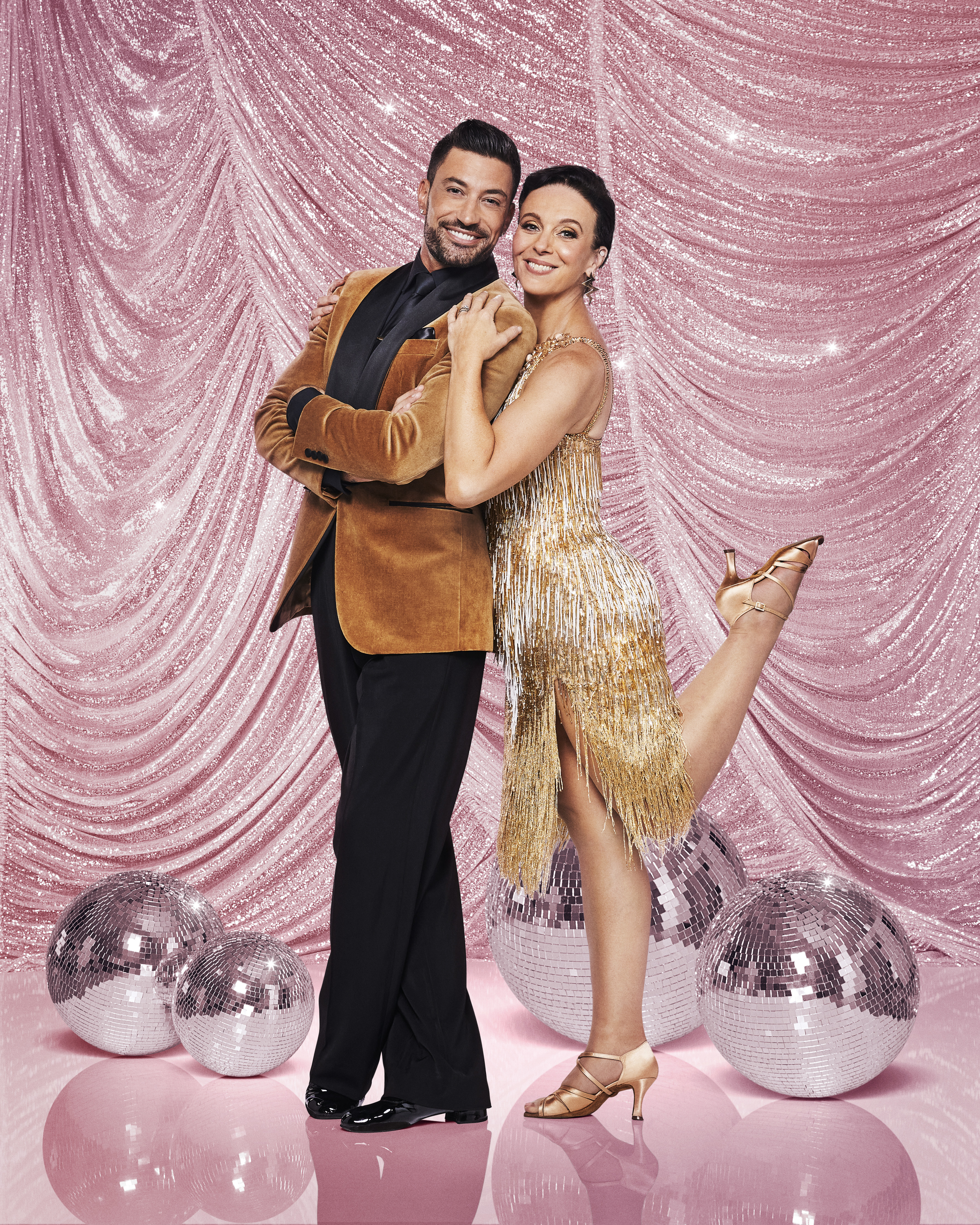 Amanda Abbingdon with pro partner Giovanni Pernice on the show