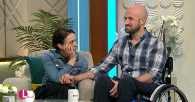 BGT Jonathan Goodwin on Lorraine with fiancee Amanda Abbington May 6, 2022