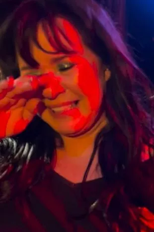 Coleen Nolan emotional in a clip of her coming off stage on the final night of her solo tour