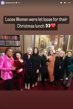 The Loose Women gang dressed to impress for the glam get together