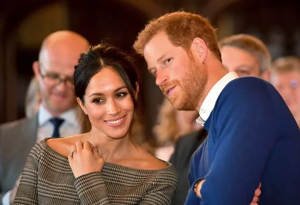 It comes ahead of new interviews with Prince Harry (right), pictured with wife Meghan Markle (left)