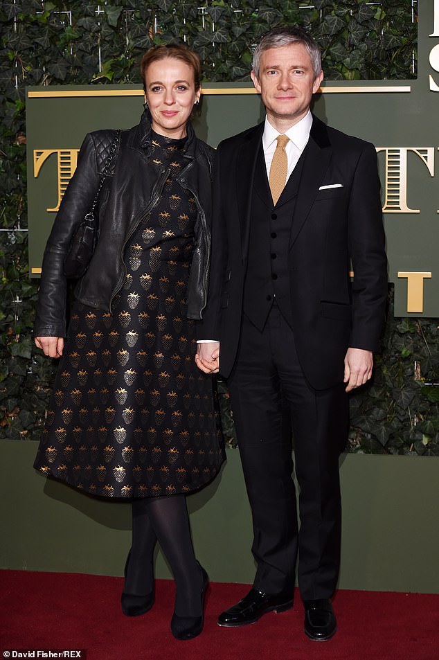 Amanda shares her children with ex partner Martin Freeman (pictured 2015)  and he has reportedly reached out to support the actress amid the scandal