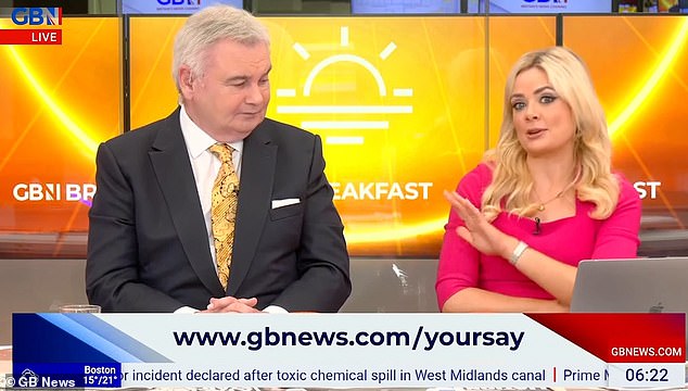 Meanwhile, Eamonn recently shocked his GB News co-host Ellie Costello by making an inappropriate comment about her boobs last week