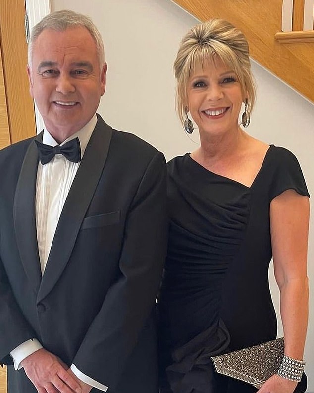 The ex-husband of Eamonn Holmes ' new girlfriend Katie Alexander has broken his silence on his former wife's new relationship (Eamonn and estranged wife Ruth Langsford pictured)