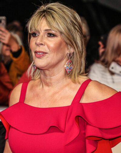 Ruth Langsford at the NTAs in red dress