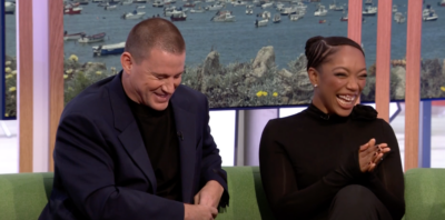 Naomi Ackie and Channing Tatum couldn't hide their laughter