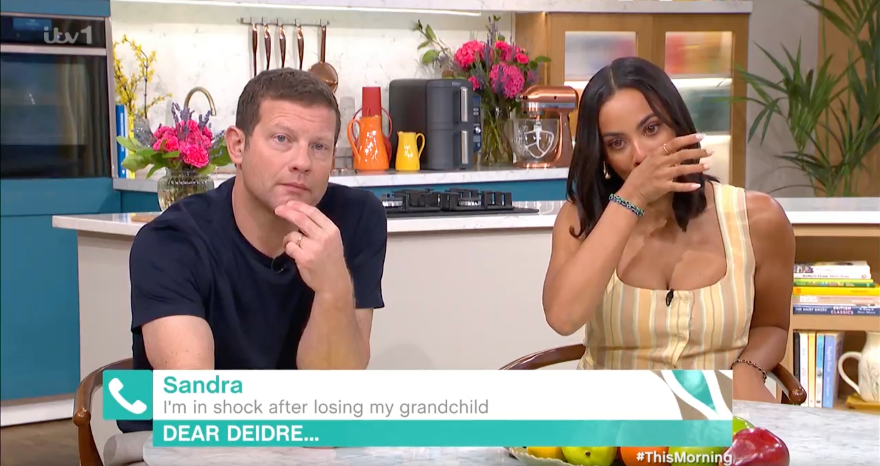 This Morning's Rochelle Humes broke down in tears during an emotional segment on Tuesday