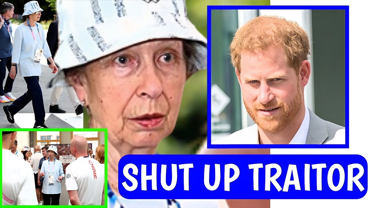 SHUT UP TRAITOR! PrincessAnne DESTROY Harry In Three Words On Seeing Him At  Paris OlympicsGames 2024 - YouTube