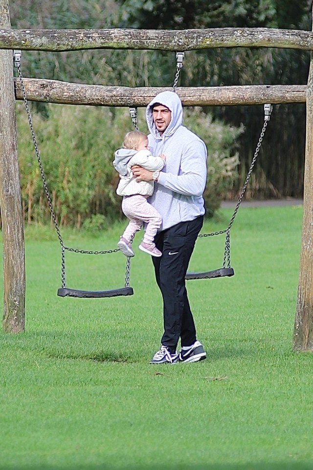 Tommy Fury was spotted spending time in a park with Bambi